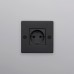 Розетка Buster and Punch 1G Schuko Type F black