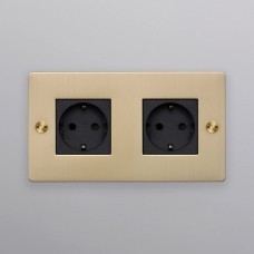 Розетка Buster and Punch 1G Schuko Type F black