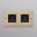 Розетка Buster and Punch 1G Schuko Type F black