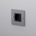 Розетка Buster and Punch 1G Schuko Type F steel