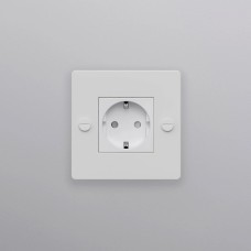 Розетка Buster and Punch 1G Schuko Type F white