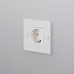 Розетка Buster and Punch 1G Schuko Type F white