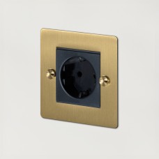 Розетка Buster and Punch 1G brass