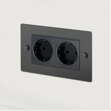 Розетка Buster and Punch 2G black