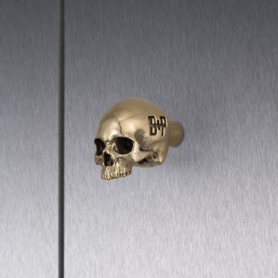 Ручка-кнопка Buster and Punch Skull Brass