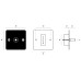 Выключатель Buster and Punch 1G Toggle Black