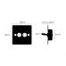 Выключатель Buster and Punch 1G Toggle Black