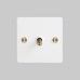 Выключатель Buster and Punch 1G Toggle White/brass