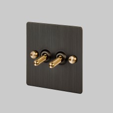 Выключатель Buster and Punch 2G Toggle Smoked Bronze/brass