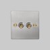 Выключатель Buster and Punch 2G Toggle Smoked Steel/brass
