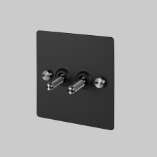 Выключатель Buster and Punch 2G Toggle black/steel