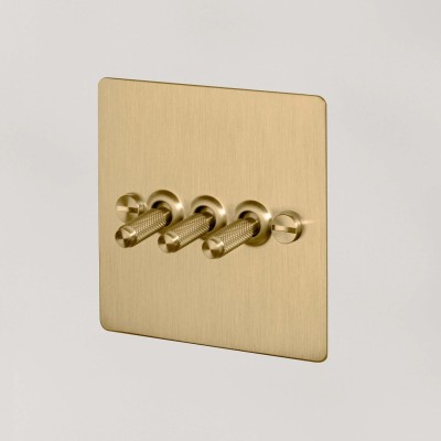 Выключатель Buster and Punch 3G Toggle Brass