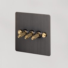 Выключатель Buster and Punch 3G Toggle Smoked Bronze/brass