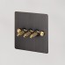 Выключатель Buster and Punch 3G Toggle Smoked Bronze/brass
