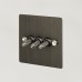 Выключатель Buster and Punch 3G Toggle Smoked Bronze/steel