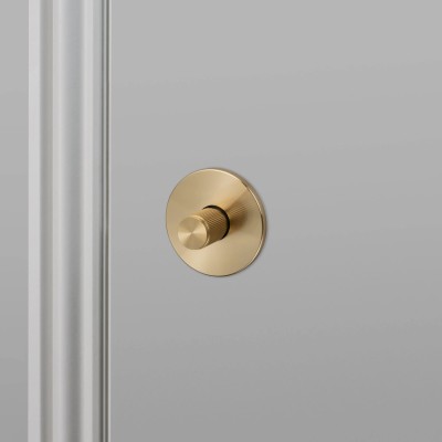 Замок Buster and Punch Thumbturn Linear Brass