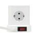 Сетевой фильтр Cablexpert Tower TWR-5-U4-W-2, 5 розеток, 10 А, 4хUSB, 3.1 А, 2 м, уровень защиты 4+, белый