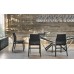 Обеденный стул Cattelan Italia Ginevra Matt Black Ecrù