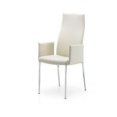 Стул Cattelan Italia Anna HB Chrome/Bianco
