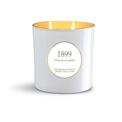 Свеча Cereria Molla Tobacco & Amber XL, 3 фитиля 600 г