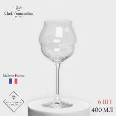 Набор бокалов для вина Chef&Sommelier MACARON, 400 мл, хрустальное стекло, 6 шт.