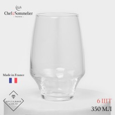 Набор стаканов для воды Chef&Sommelier OPEN UP, 350 мл, хрустальное стекло, 6 шт.