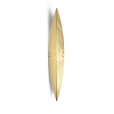 Настенный светильник Chelini Leaf satin brass