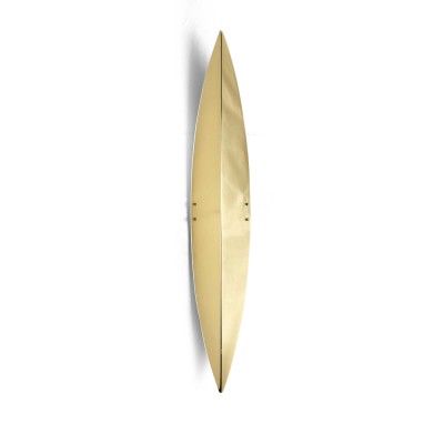 Настенный светильник Chelini Leaf satin brass
