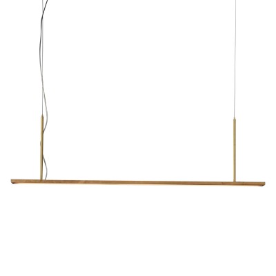 Подвесной светильник Chelini Flat satin brass
