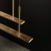 Подвесной светильник Chelini Flat satin brass