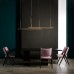 Подвесной светильник Chelini Flat satin brass