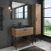 Шкаф-колонна COMFORTY «Бредфорд-40», дуб темный
