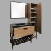 Шкаф-колонна COMFORTY «Бредфорд-40», дуб темный