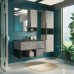 Шкаф-колонна COMFORTY «Франкфурт-40» цвет бетон светлый
