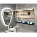 Шкаф подвесной COMFORTY «Клеон-120» белый/дуб дымчатый