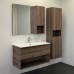 Тумба-умывальник COMFORTY «Бордо-90» цвет дуб темно-коричневый, с раковиной Quadro 90