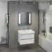 Тумба-умывальник COMFORTY «Дублин-75» белый глянец с раковиной COMFORTY 8057