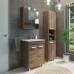 Тумба-умывальник COMFORTY «Марио-60» цвет дуб темный, с раковиной Quadro 60