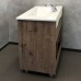 Тумба-умывальник COMFORTY «Марио-75» цвет дуб темный, с раковиной Quadro 75
