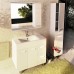 Тумба-умывальник COMFORTY «Модена М-90» цвет белая матовая, с раковиной Quadro 90