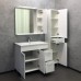 Тумба-умывальник COMFORTY «Модена М-90» цвет белая матовая, с раковиной Quadro 90