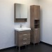 Тумба-умывальник COMFORTY «Никосия-60Н» дуб темный с раковиной Fest 60 F01