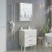 Тумба-умывальник COMFORTY «Никосия-70Н» цвет дуб белый, с раковиной COMO 70