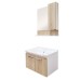Тумба-умывальник COMFORTY «Рига-70», дуб сонома с раковиной COMFORTY 9335-70