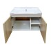 Тумба-умывальник COMFORTY «Рига-70», дуб сонома с раковиной COMFORTY 9335-70