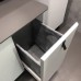 Тумба-умывальник Comforty «Сорренто-90Н», светло-серый со столешницей, c раковиной 9110