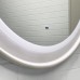 Зеркало Comforty «Ереван-80» LED-подсветка, сенсор, антизапотевание, серый шёлк