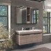Зеркало шкаф Comforty Дуэт 50 для ванной комнаты, цвет дуб натуральный