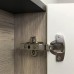 Зеркало шкаф Comforty Мерано 90 для ванной комнаты, цвет белый/дуб дымчатый