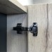 Зеркало шкаф Comforty Порто 90 для ванной комнаты, цвет дуб дымчатый